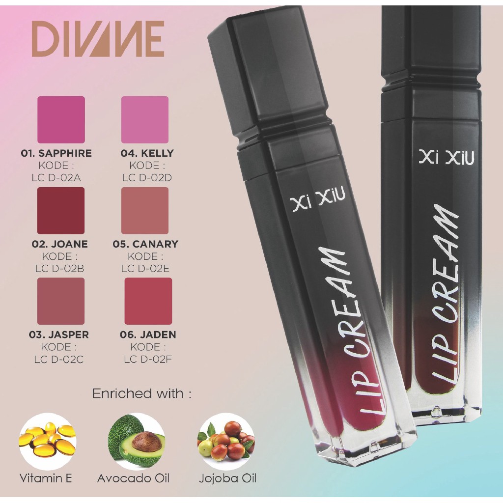 XI XIU DIVINE LIPCREAM MATTE / LIP CREAM DIVINE XI XIU