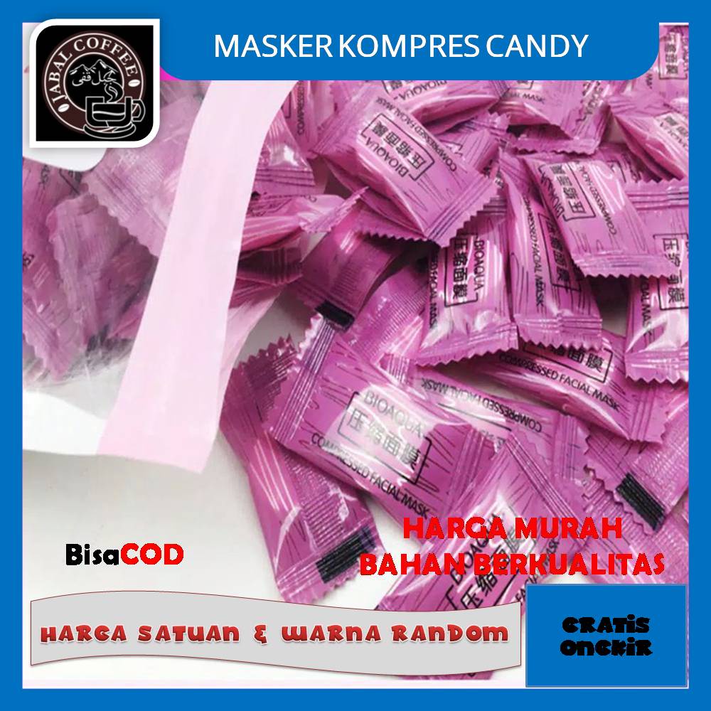 Masker Kompres Non Moven / Compress Mask / Masker Wajah Bioaqua Candy / Masker Permen Kode 015