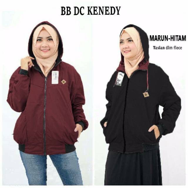 [BAYAR DI TEMPAT/COD] Jaket Parka Wanita Cotton Canvas Premium