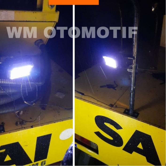 Hot - Lampu LED Tembak CWL 12 Mata 3 Susun 24 Volt Truk Bus Fuso Canter Tronton Truck Bis Bar Cree 2