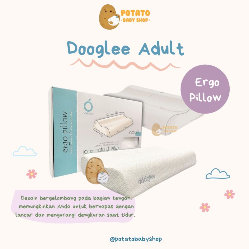 Dooglee Adult - Ergo Pillow Bantal Dewasa