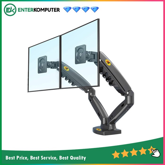 North Bayou NB-F160 Bracket Dual Monitor 17-27 Inch