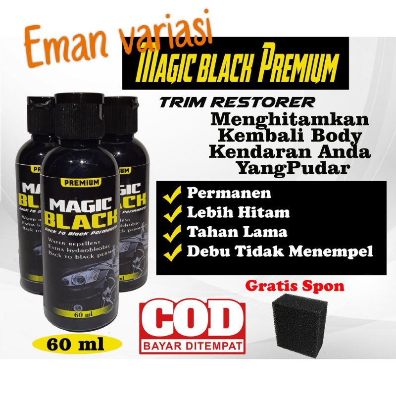 MAGIC BLACK penghitam body motor