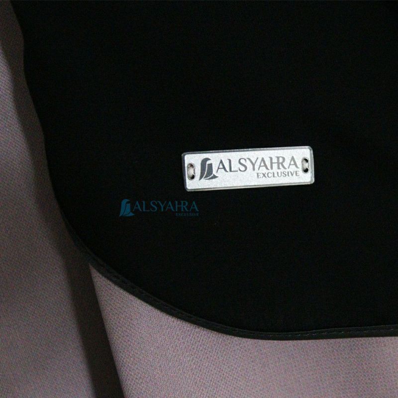 Niqab Yaman 2 Layer Bisban Size M Sifon Jetblack By Alsyahra Exclusive