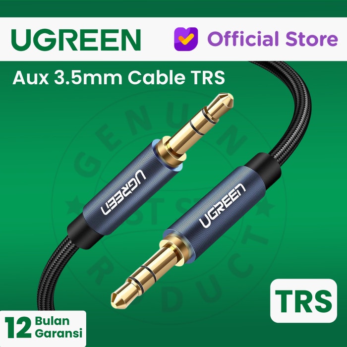 UGREEN Kabel Aux Audio 3.5mm TRS - AV112