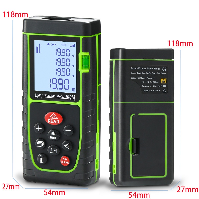 Meteran Laser Digital 40M Laser Pengukur Jarak 40 meter Rangefinder