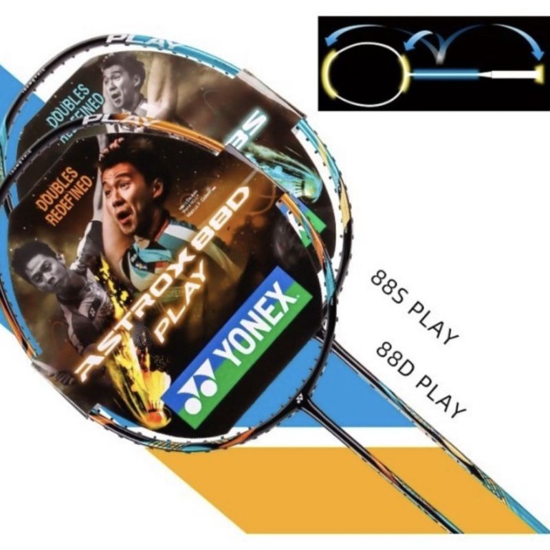 Raket Yonex astrox 88 D 88D play 88S 88 S play ORIGINAL