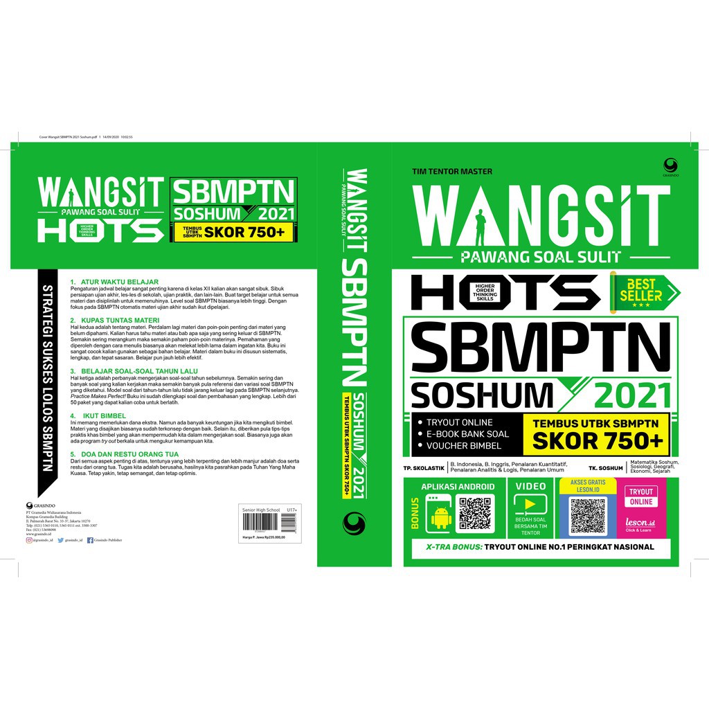 Buku Wangsit Pawang Soal Sulit Utbk Hots Sbmptn Soshum 2021 Shopee Indonesia