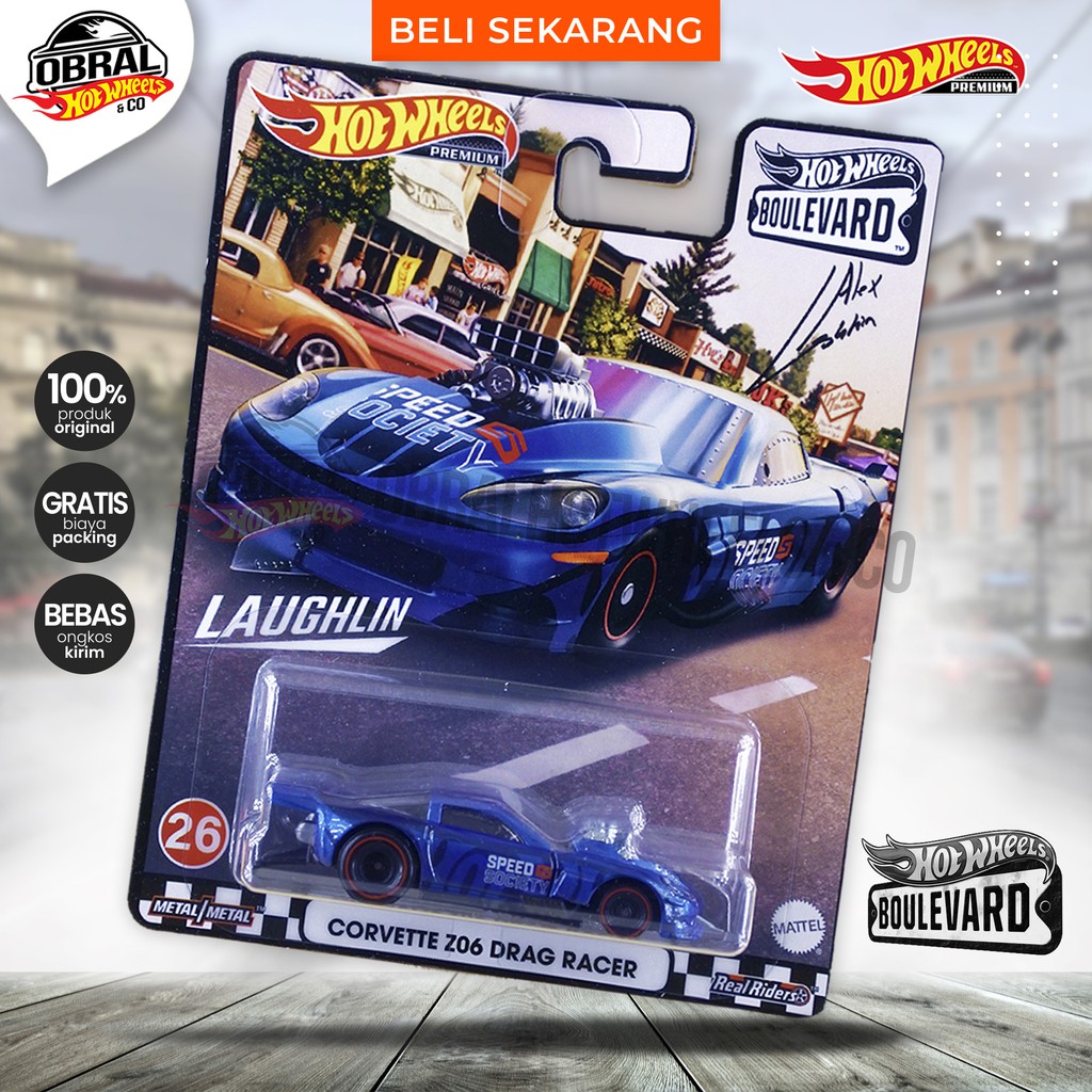 Hot Wheels Boulevard - Corvette Z06 Drag Racer Laughlin