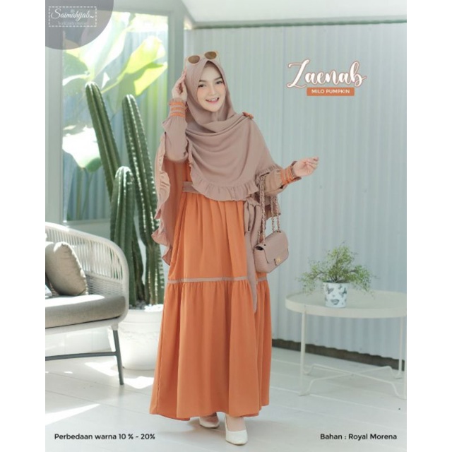 Zaenab Syar'i set by Saima hijab