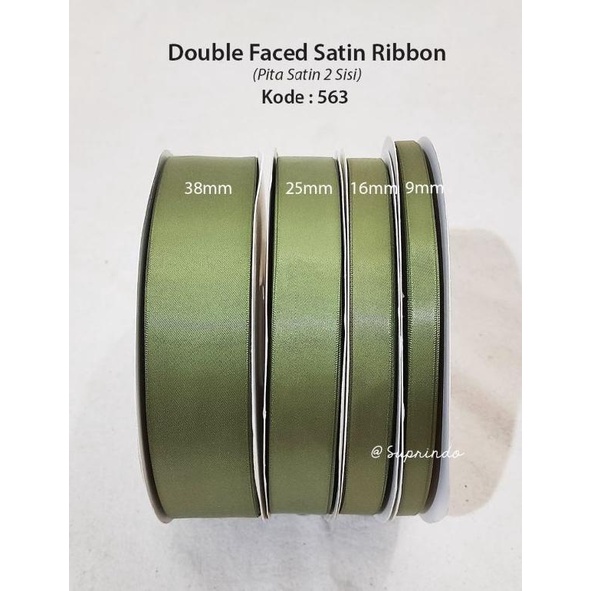 

Premium Product!!! Pita Satin/Double Faced Satin Kode 563 (Willow) - Paling Diminati