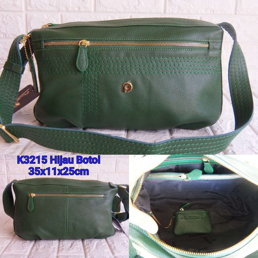 Tas Kulit Papillon Original K3215 Hijau