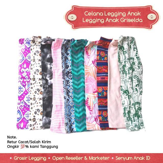 Legging Anak Griselda Celana Legging Anak Murah | Shopee