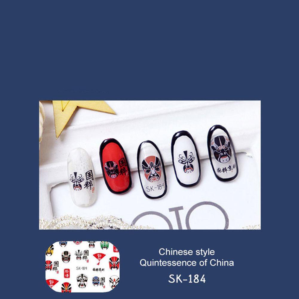 Mxbeauty Stiker Kuku Motif Zodiak Cina Artistik Untuk Dekorasi Nail Art / Salon