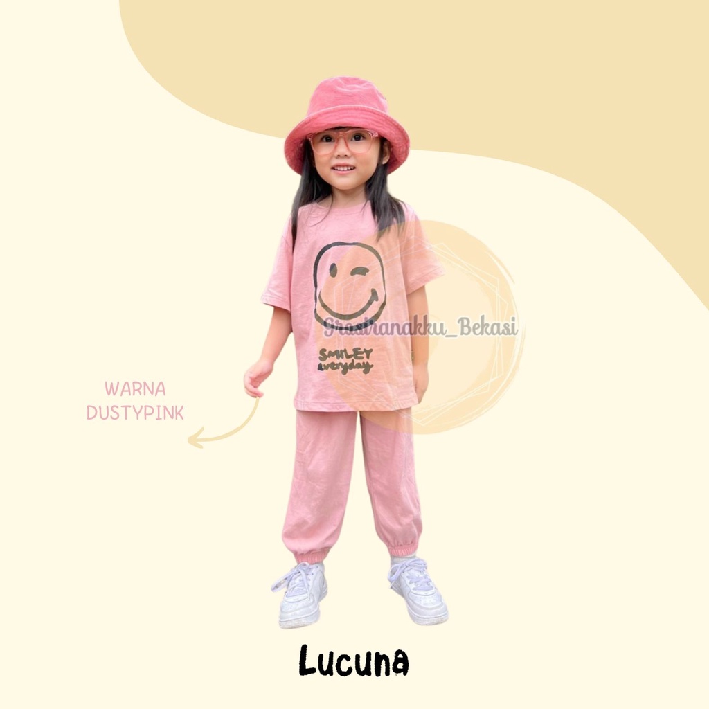 Setelan Anak Unisex Alfa Lucuna Mix Warna Size 1-5 Th