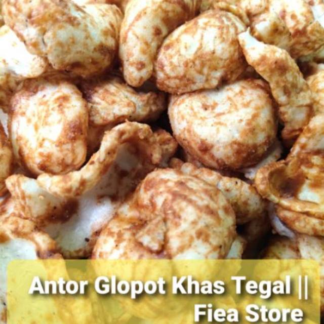 

Piscoklegit_ Kerupuk Antor Glopot Khas Tegal 200 Gram (Ditimbang Dengan Kemasan) Antor Glopot Bumbu