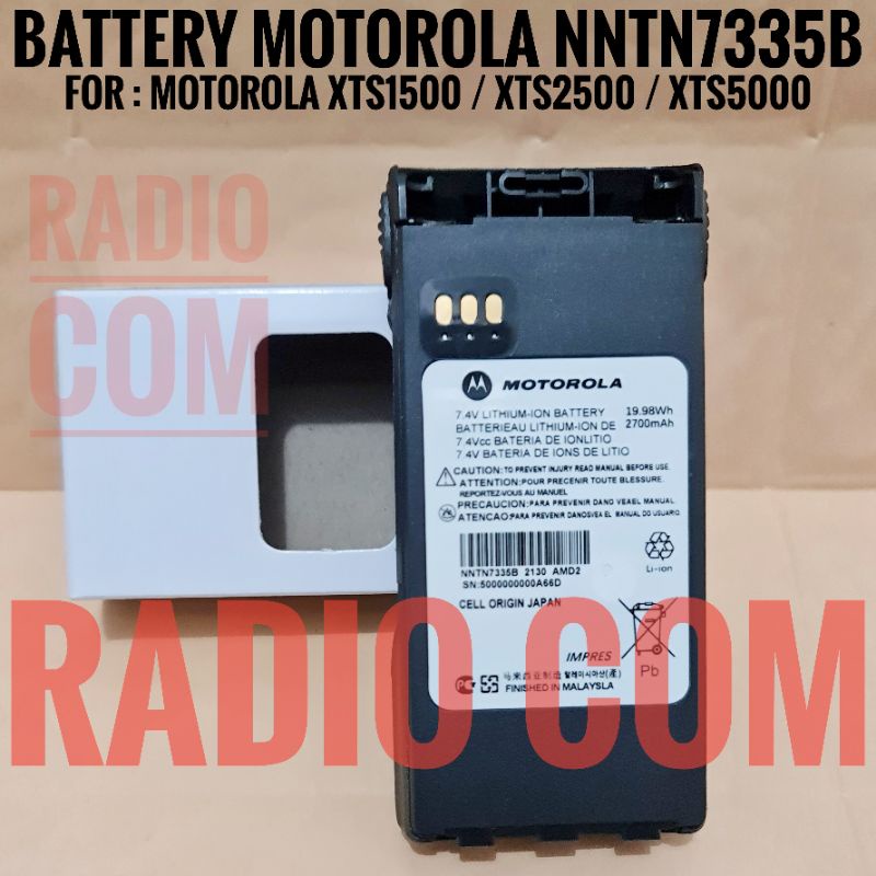 BATRE HT MOTOROLA XTS 2500 ORIGINAL LITHIUM - BATRE LITHIUM HT MOTOROLA XTS2500 ORIGINAL