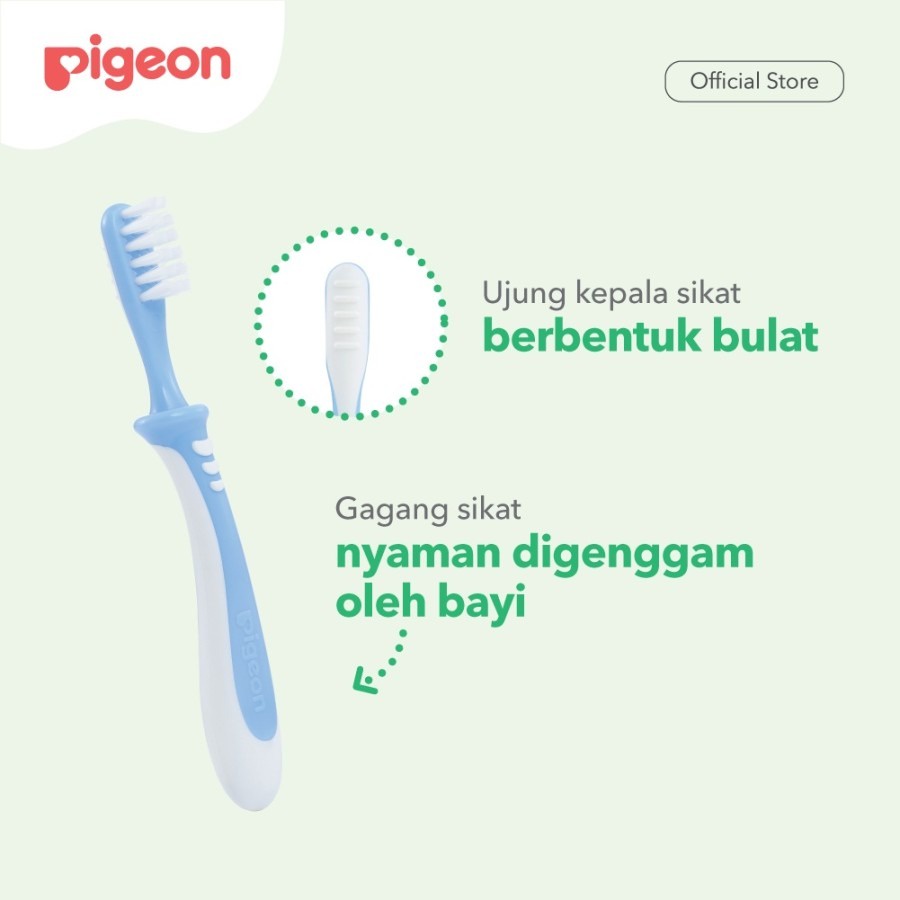 Pigeon Training Toothbrush Lesson 3 - Blue | 12m+