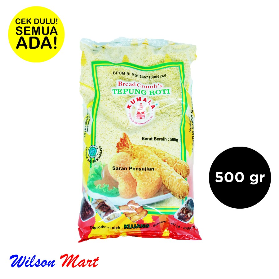 

BREAD CRUMB TEPUNG ROTI KUMALA 500 GRAM