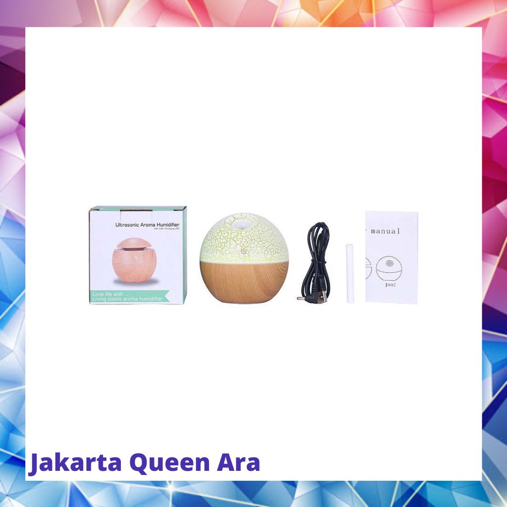 Taffware Air Humidifier Ultrasonic Aromatherapy RGB Light 130ml J-00