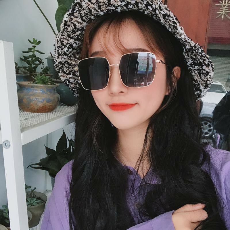 KACAMATA WANITA PRIA SQUARE VINTAGE SEGI EMPAT SUNGLASSES HITAM RETRO KACA MATA FASHION STYLE korea KACA MATA ANTI UV