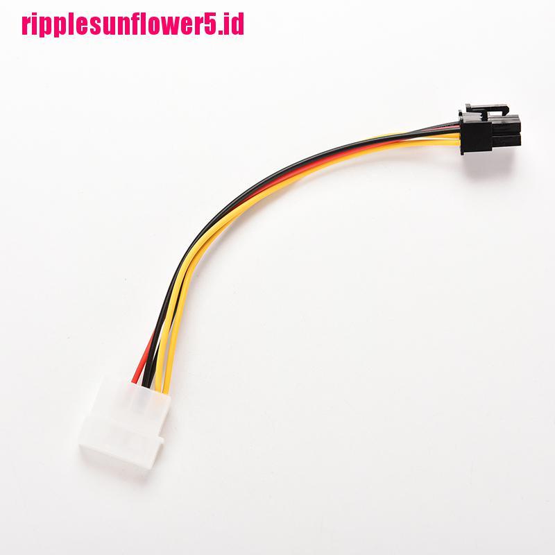 Pci-e Kartu Grafis 4 Pin Ke 6Pin Power Adapter