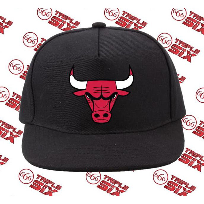 Topi Snapback Cotton Chicago Bulls Basketball
