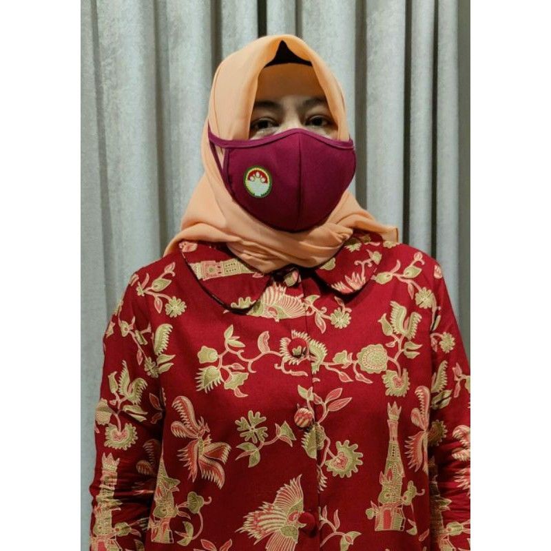 Blazer Batik DWP Murah dan Original Model Kerah Rebah