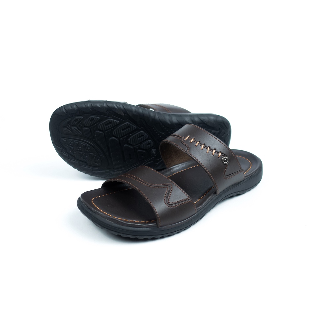 Sandal Kulit Pria Dewasa Original Model Terbaru Mamojo Store BR 03