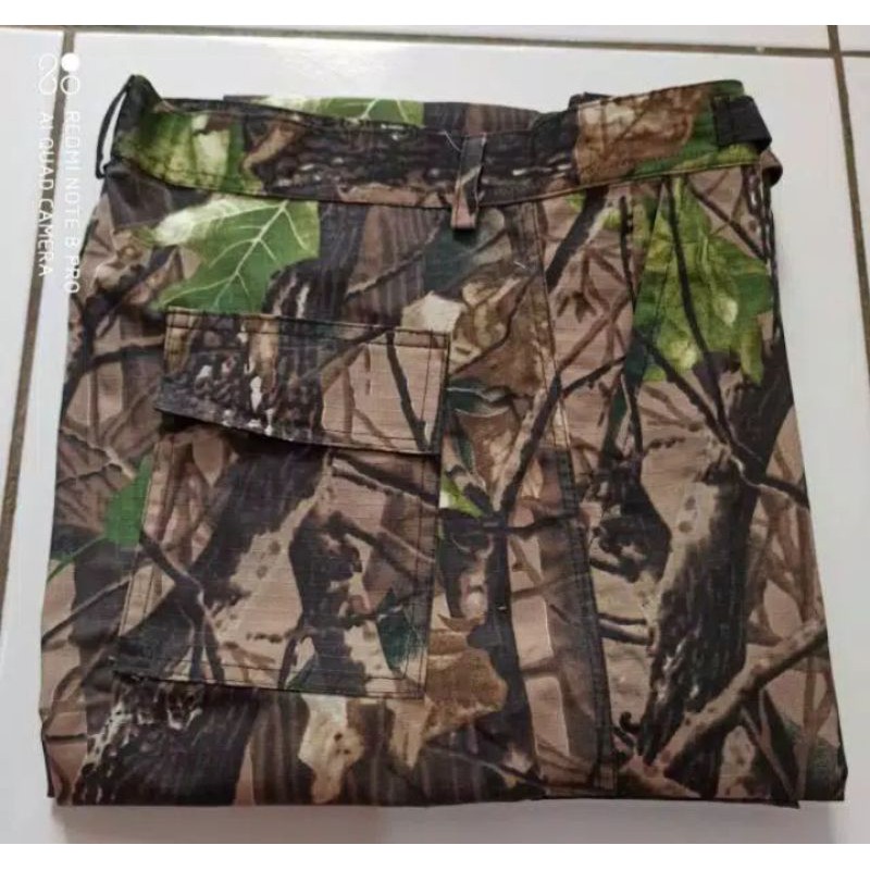 celana camo bahan ripstok