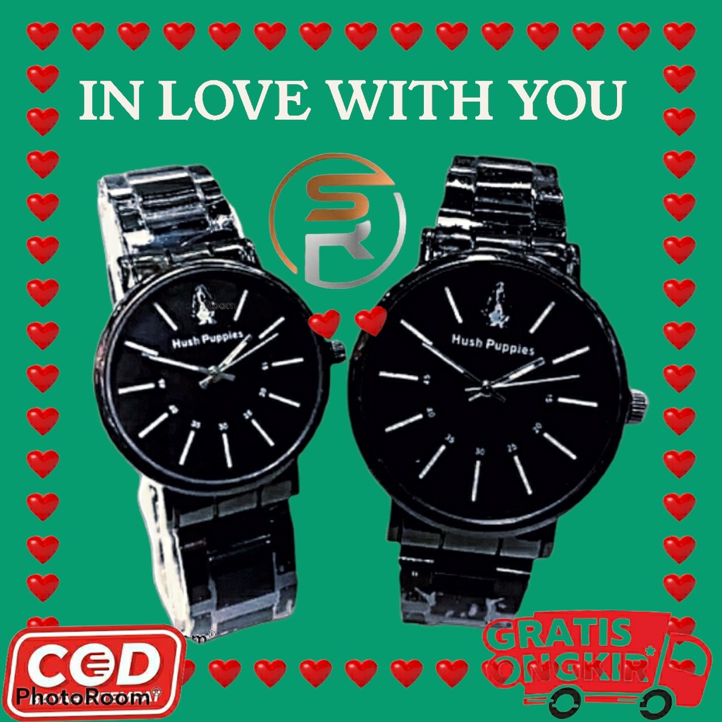 COD - JAM TANGAN COUPLE / JAM TANGAN PASANGAN / JAM TANGAN SERASI BEST SELLER STAINLESS