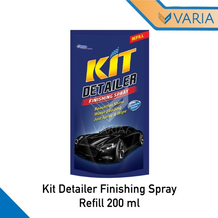 Kit Detailer Finishing Spray Refill Pouch 200 ml Isi Ulang Pengkilap