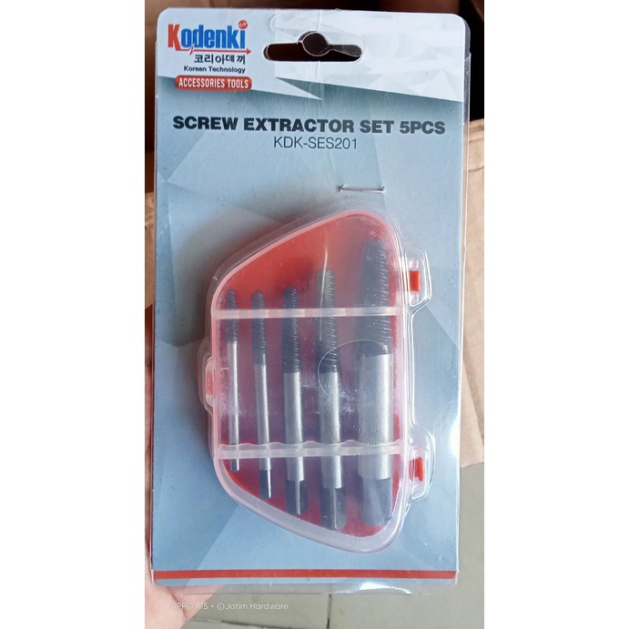 Hand Tap balik 5pcs kodenki/Mata Bor Hand Tap Pembuat Drat Baut M3 M4 M5 M6 M8