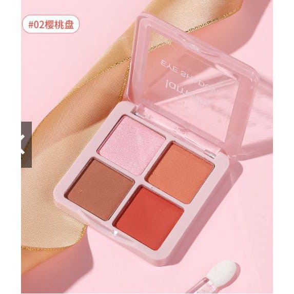 Lameila Eyeshadow 4 Warna Kombinasi Glitter Tahan Lama HK5086