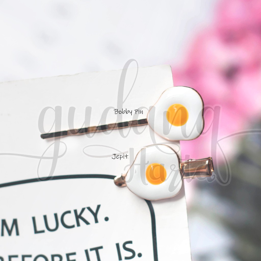 Jepit Rambut Telur Bobby Pin Sunny Egg Eggs GH 201465