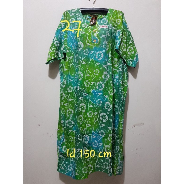 YULI - DASTER L5 REMEK LD 140 - 150 CM PB 110 CM BATIK KENCANA UNGU LABEL HITAM KUH-No 27