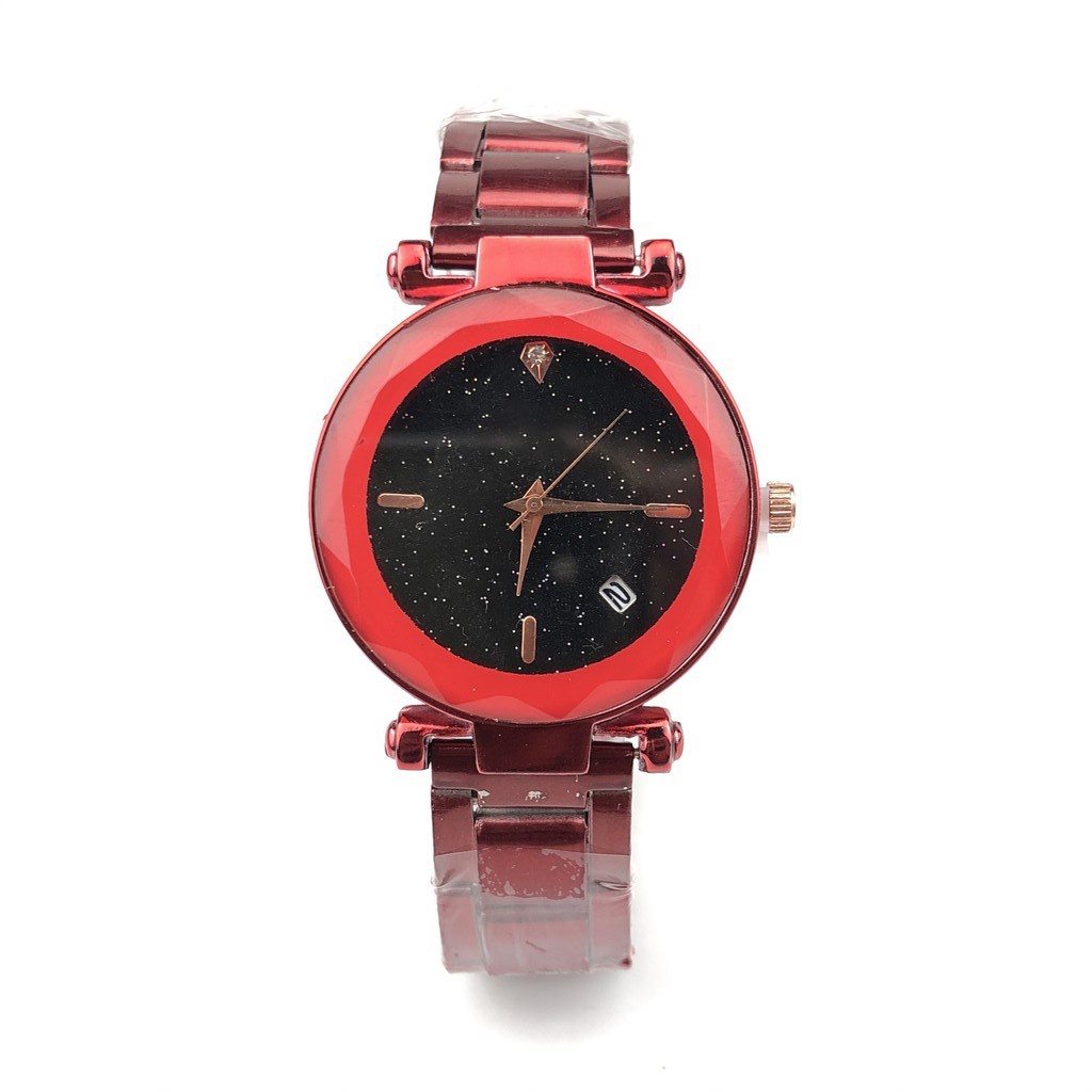 [✅COD]JAM TANGAN QUARTZ ANALOG STRAP NILON UNTUK WANITA ORIGINAL KOREA MURAH FASHION KULIT W89