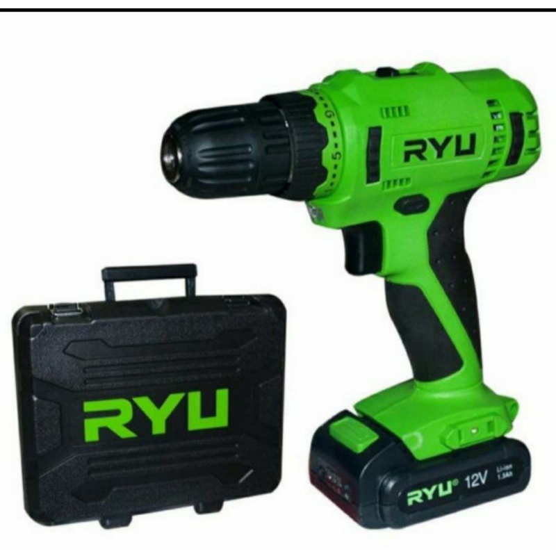 RYU MESIN BOR BATERAI CORDLESS DRILL RCD 12V RYU