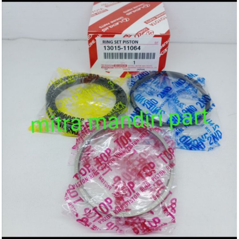 RING PISTON SET TOYOTA STARLET 1.0 OVZ STD 0.25 0.50 0.75 1.00
