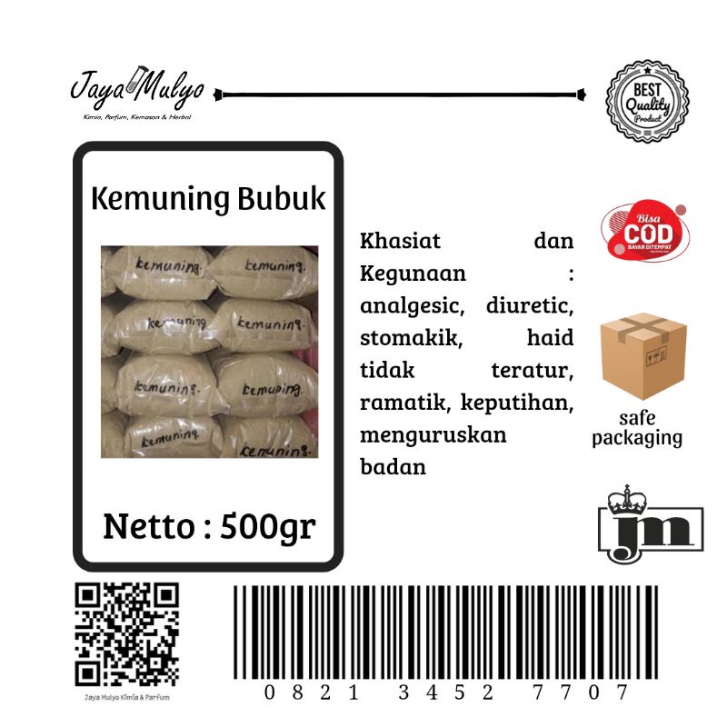 

Kemuning Bubuk (500gr)