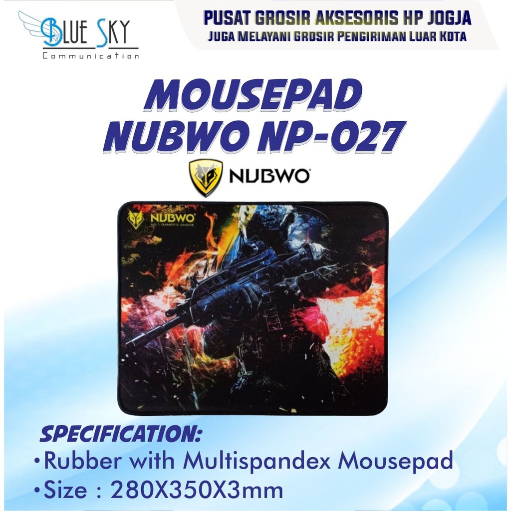 MOUSEPAD MOUSE PAD GAME GAMING NUBWO NP-027