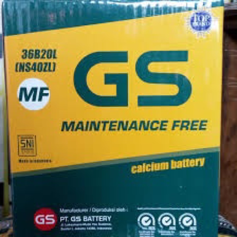 Aki GS MF Astra 35LAh (NS40ZL)/36B20L