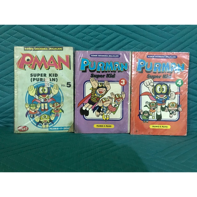 Buku Komik Purman Pman P Man Super Kid