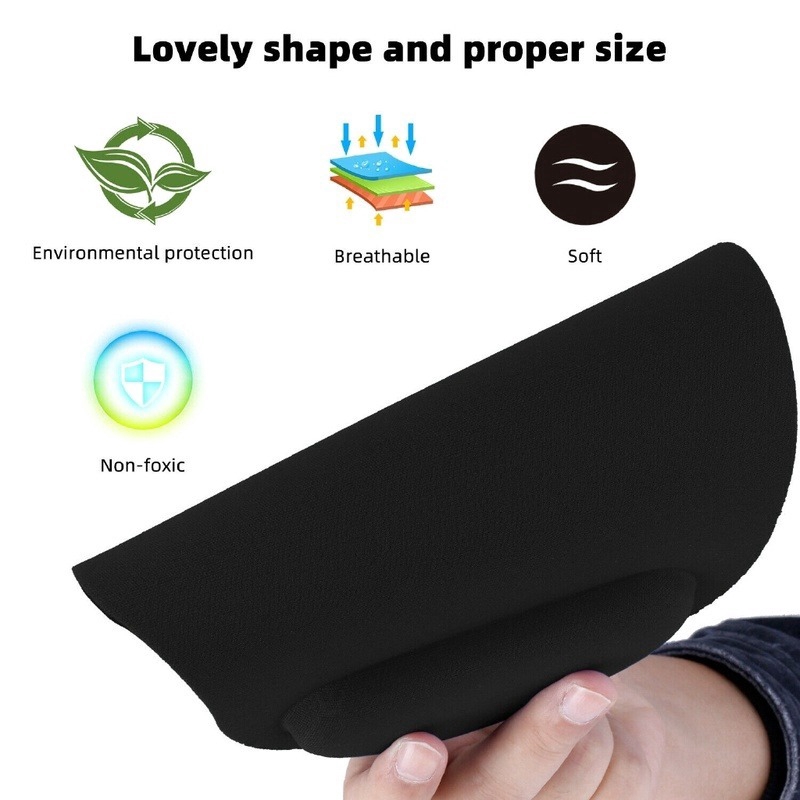 Mouse Pad Gaming Bentuk Persegi Desain Ergonomis Nyaman Dengan Gel Pergelangan Tangan