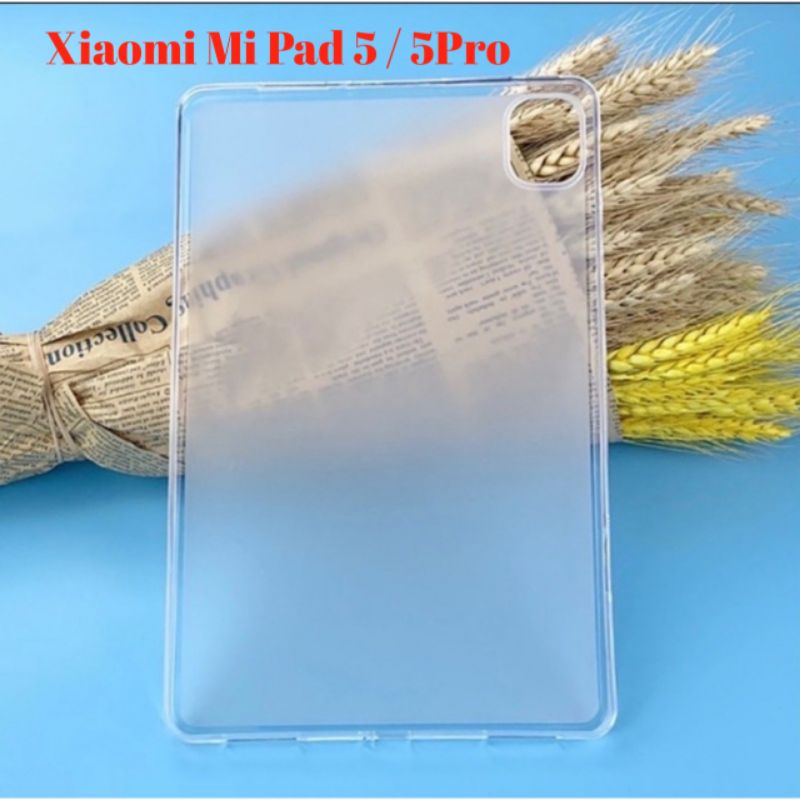 Case Silicon Xiaomi Mipad Mi Pad tab 5 5pro Pro Silikon SofCase Ultrathin Casing Cover Jelly TPU Soft Pelindung belakang tab Tablet