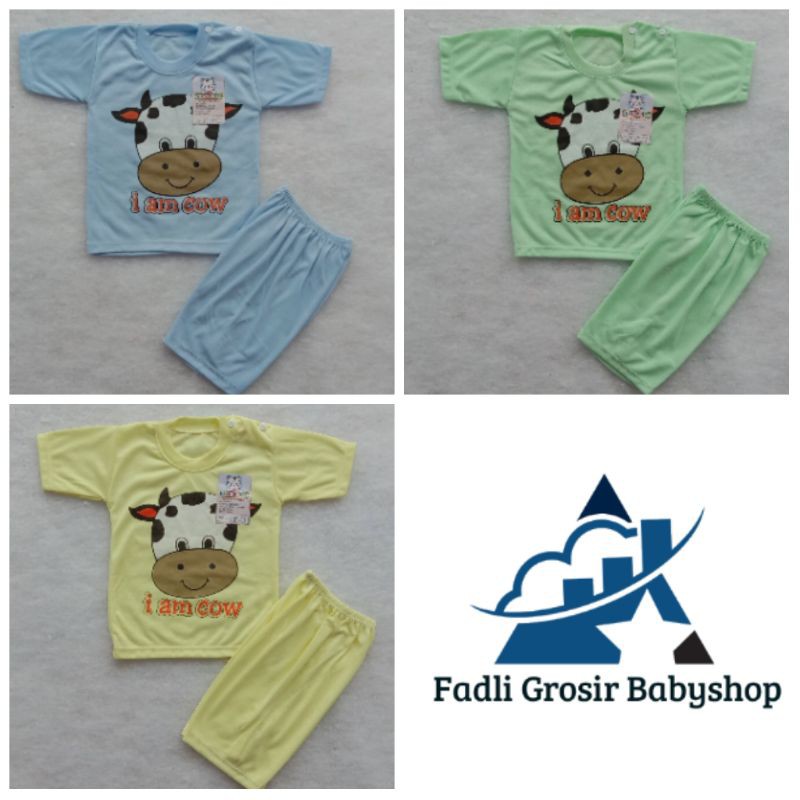 Stelan Bayi Motif Sapi Terbaru