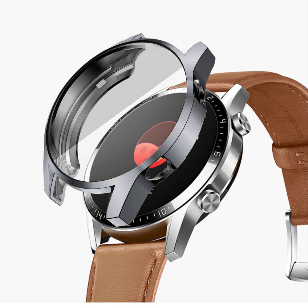 Casing Pelindung bumper Plating Silikon 46mm Untuk huawei watch gt2 gt 2 gt 46 mm gt2 pro e gt2e