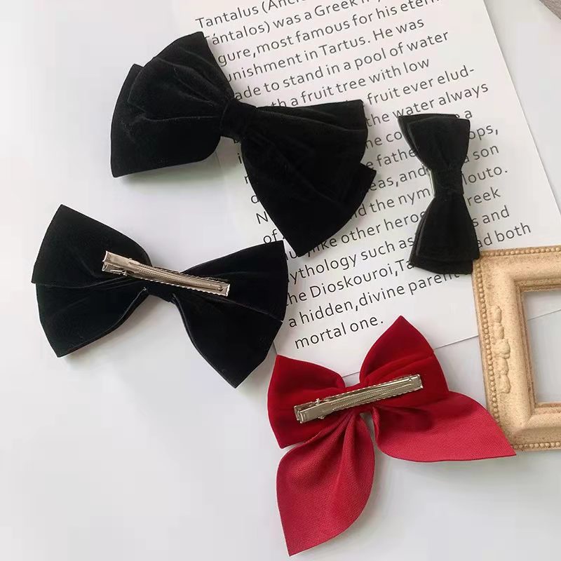 Jepit Rambut Pita Besar / Klip Big Bow Style Korea Impor / Fashion Wanita / Aksesoris Jepitan Hair Clip