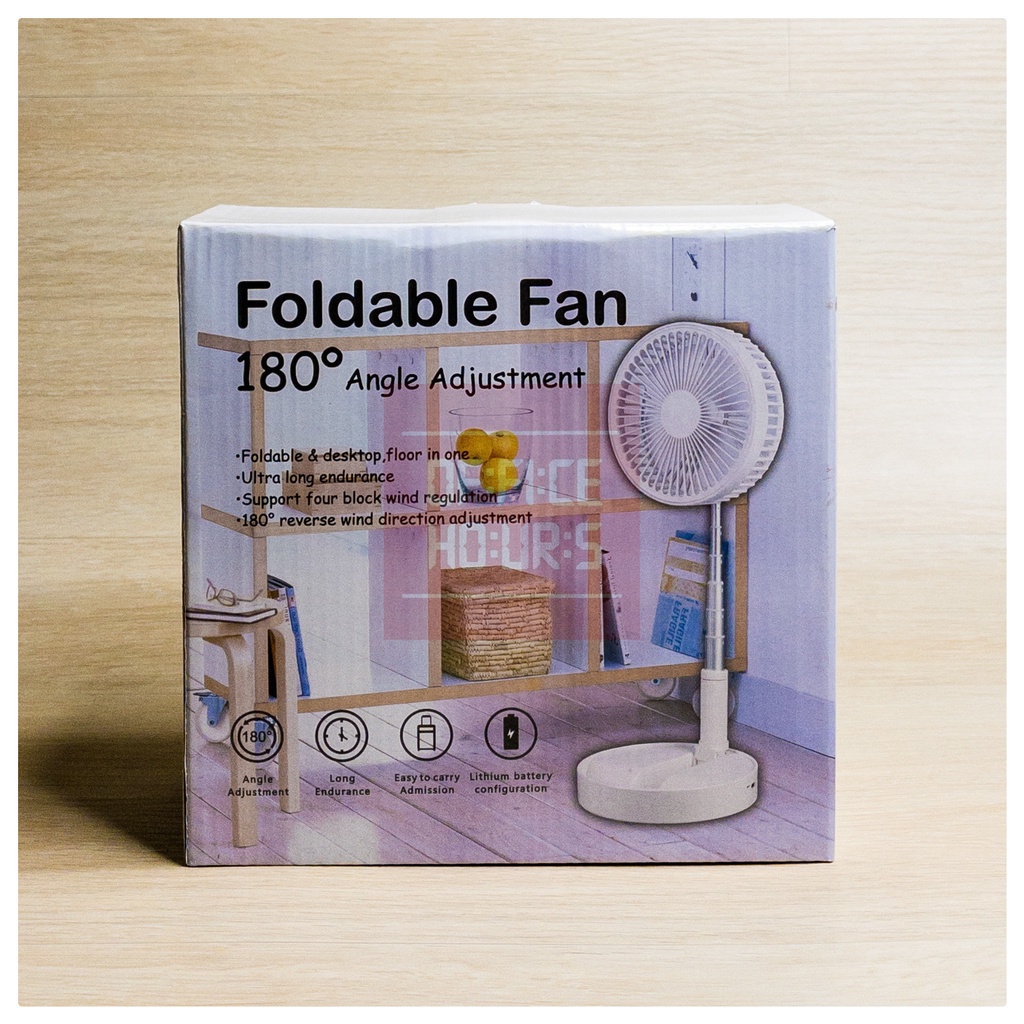 Kipas Angin Portable - Foldable Fan 180 derajat - HJ-5056