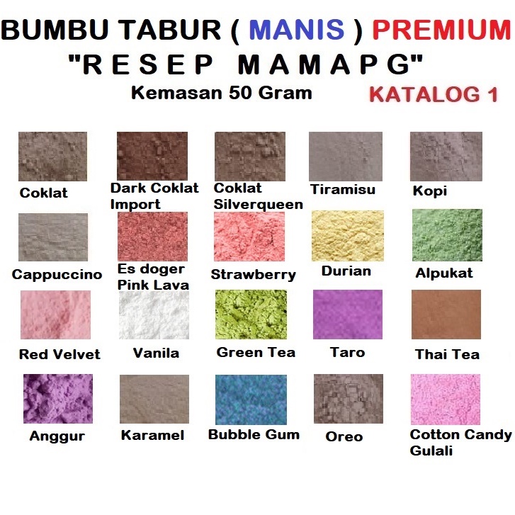 Bumbu Tabur Premium MINIMAL 5 Bubuk Tabur Bumbu Keripik Kentang Lidi Ayam Makaroni Jamur Tahu Penyedap Rasa